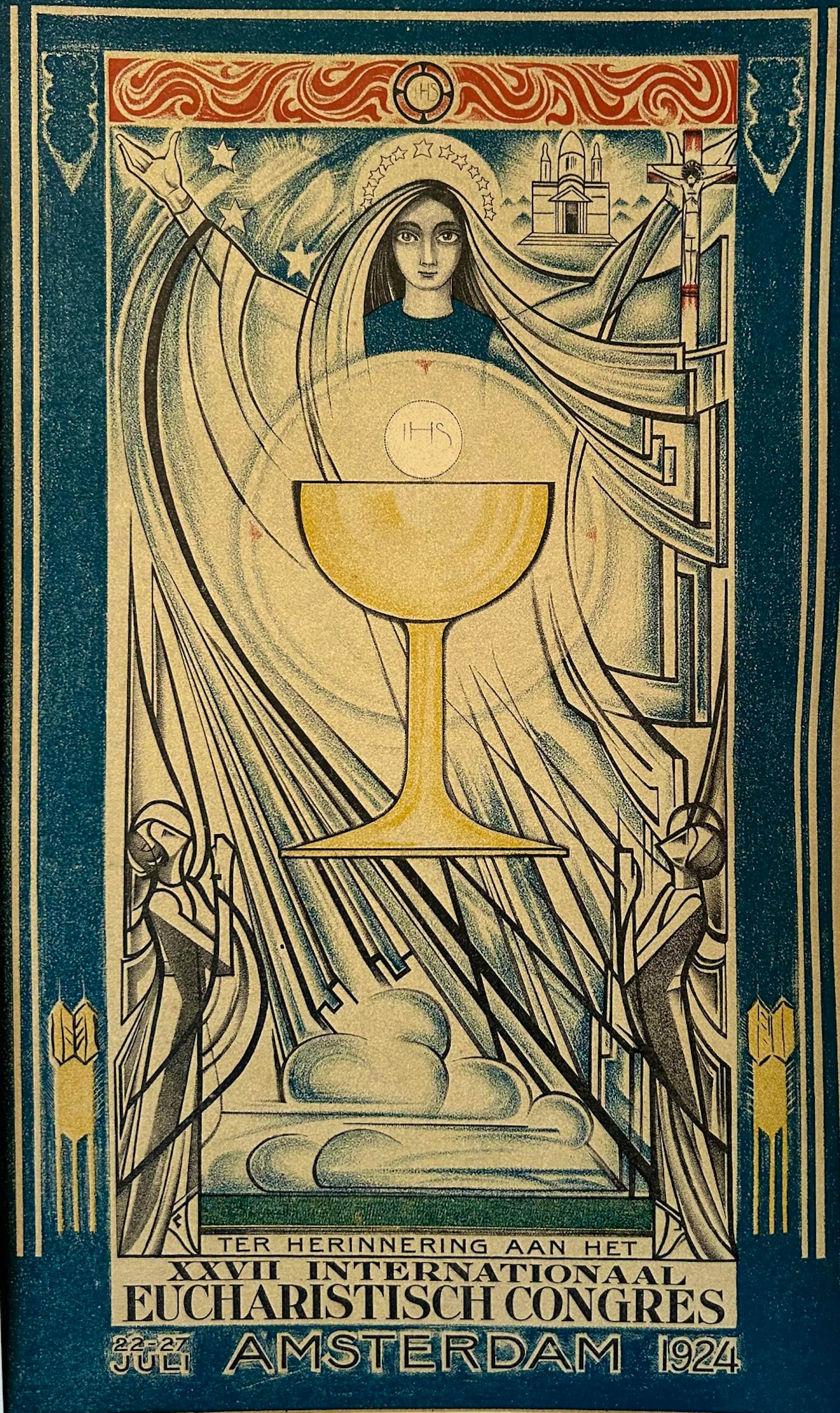 Jan Toorop - ter herinnering aan het XXVVII Internationaal Eucharistisch Conngres kopen? Bied vanaf 85!