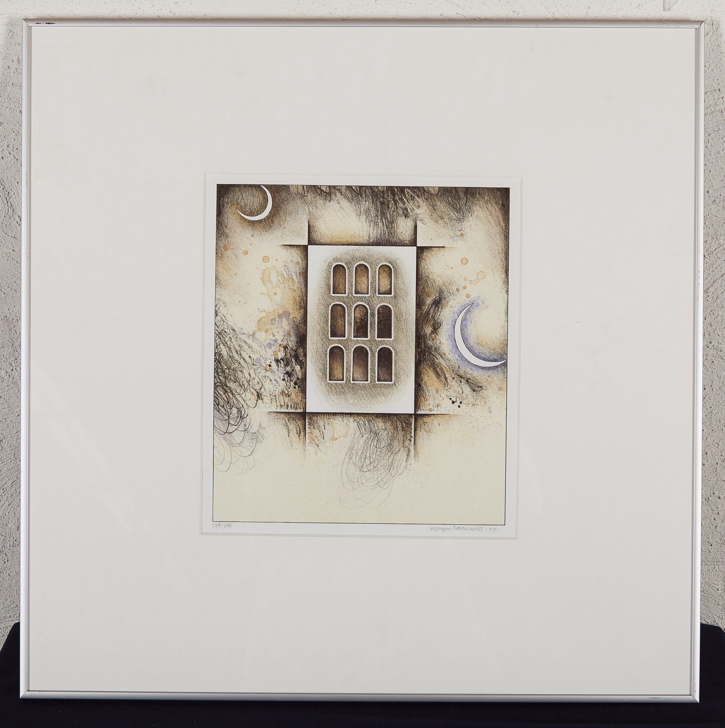 Jurjen Ravenhorst - titel onbekend - Litho op papier - 1991 - ed. 278/300 - gesigneerd kopen? Bied vanaf 10!