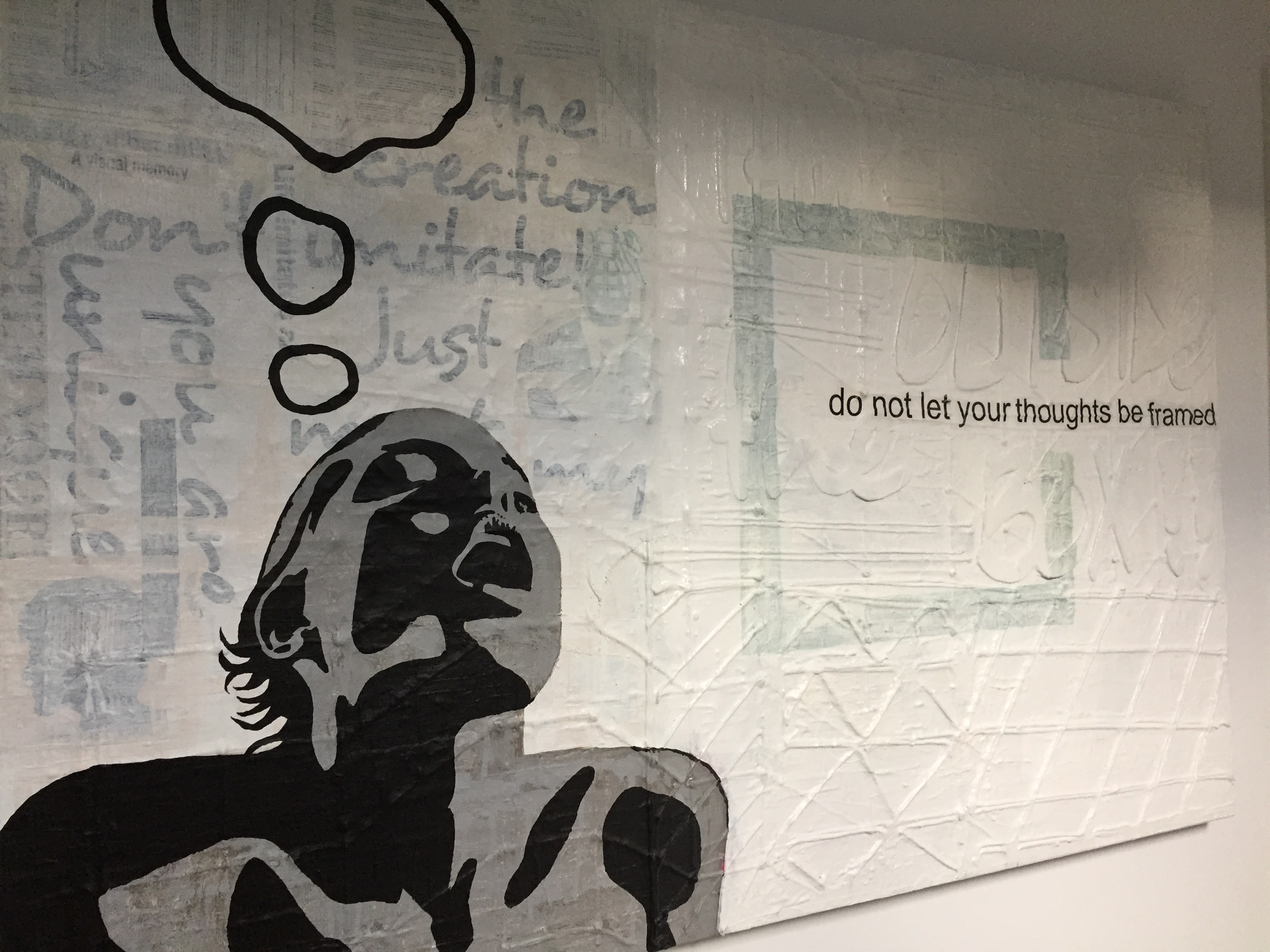 Niet of onleesbaar gesigneerd - Do not let your thoughts be framed kopen? Bied vanaf 1!