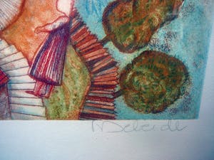 Francoise Deberdt - Geen titel -kleurenlitho nr6/30- kopen? Bied vanaf 10!