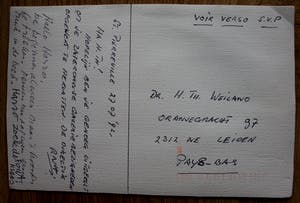 Klaas Gubbels - Tekening op kaart - 1992 kopen? Bied vanaf 199!