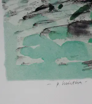 Pieter Holstein - met de hand ingekleurde litho - 2002 kopen? Bied vanaf 75!