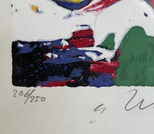 JAS - "Mokum Red" - Zeefdruk uit 1999 oplage 206/250 kopen? Bied vanaf 55!