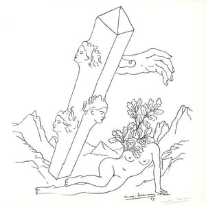 Marc Eemans - handgesigneerde surrealistische compositie kopen? Bied vanaf 25!