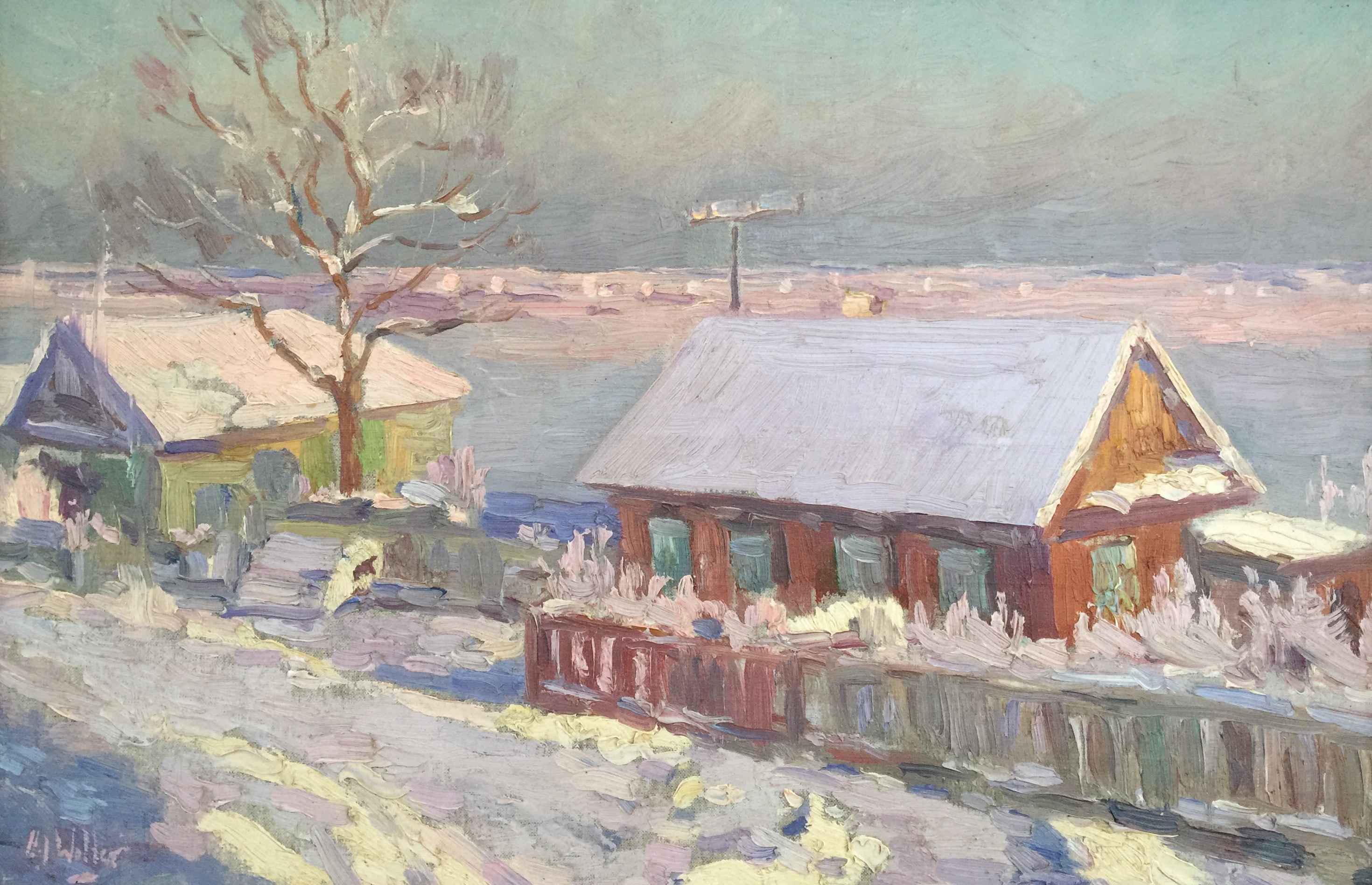 Hendrik Jan Wolter - Winter te Laren kopen? Bied vanaf 2500!