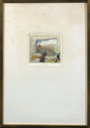 Henri Plaat - Gouache, Zonder titel kopen? Bied vanaf 35!