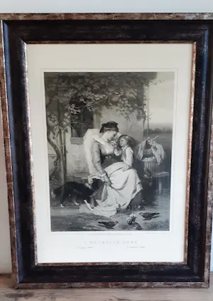 AcheterNiet of onleesbaar gesigneerd - Titel: L' HEUREUSE MÈRE van Imprimé & Publié par Goupil & C Editeurs Paris? Enchérissez de 1!