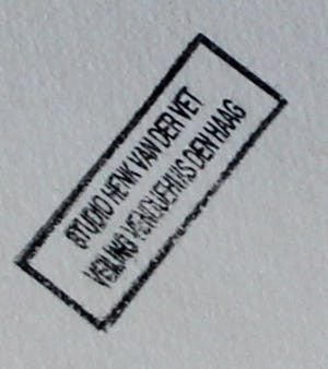 Kees van Bohemen - litho: variatie op een golfbreker - 1982 kopen? Bied vanaf 60!