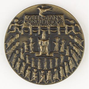 Niel Steenbergen - Bronzen penning: Tweede Vaticaans Concilie, 1962 kopen? Bied vanaf 75!