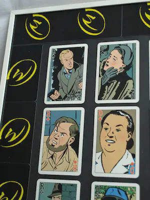 Edgar Pierre Jacobs - 1 Zeefdruk + 34 ingelijste kaartjes , Blake en Mortimer, “Het Gele Teken” kopen? Bied vanaf 1!