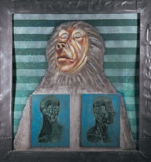 Jan Bollaert - Gemengde techniek op board, Ecce-Uomo (Zeer Groot) kopen? Bied vanaf 1!