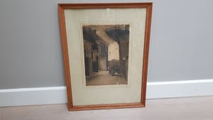 Willem Witsen - ets- Molensteeg, handgesigneerd en no.60 kopen? Bied vanaf 89!