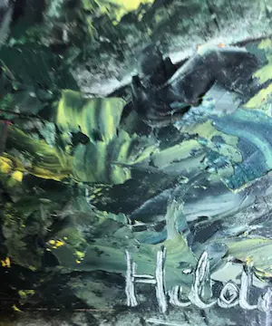 Hilda Blom - Betuwse Boerderij met Bloesem Bomen - OLieverf kopen? Bied vanaf 95!