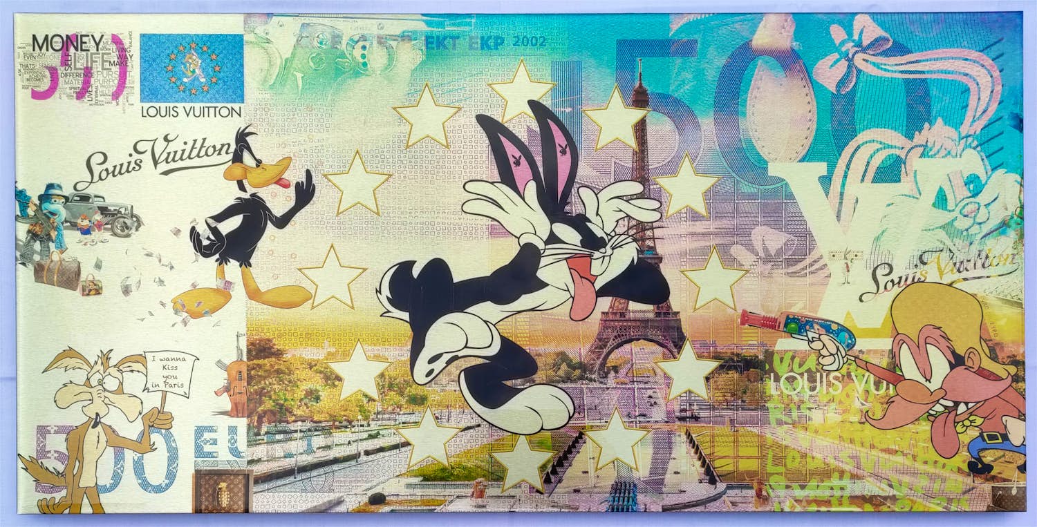 Diederik Van Apple - – I Wanna Kiss You in Paris – Druck auf Aluminium kopen? Bied vanaf 600!