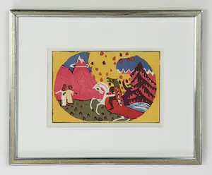 Wassily Kandinsky - Berge uit Derriére le Miror nr.42 1951 met lijst! kopen? Bied vanaf 1!