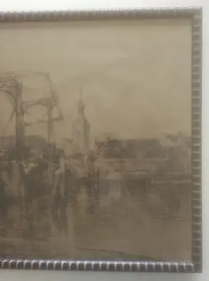 Johan Hendrik van Mastenbroek - Gezicht op brug. kopen? Bied vanaf 1!