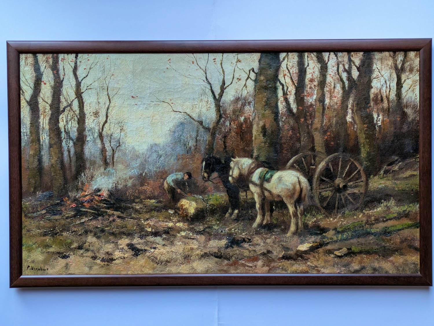 Cor Bouter - Houthakker met paarden kopen? Bied vanaf 200!