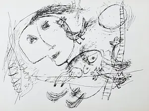 Corneille - Promenade au pays de pommes (herdruk 1966), gesigneerde publicatie kopen? Bied vanaf 75!