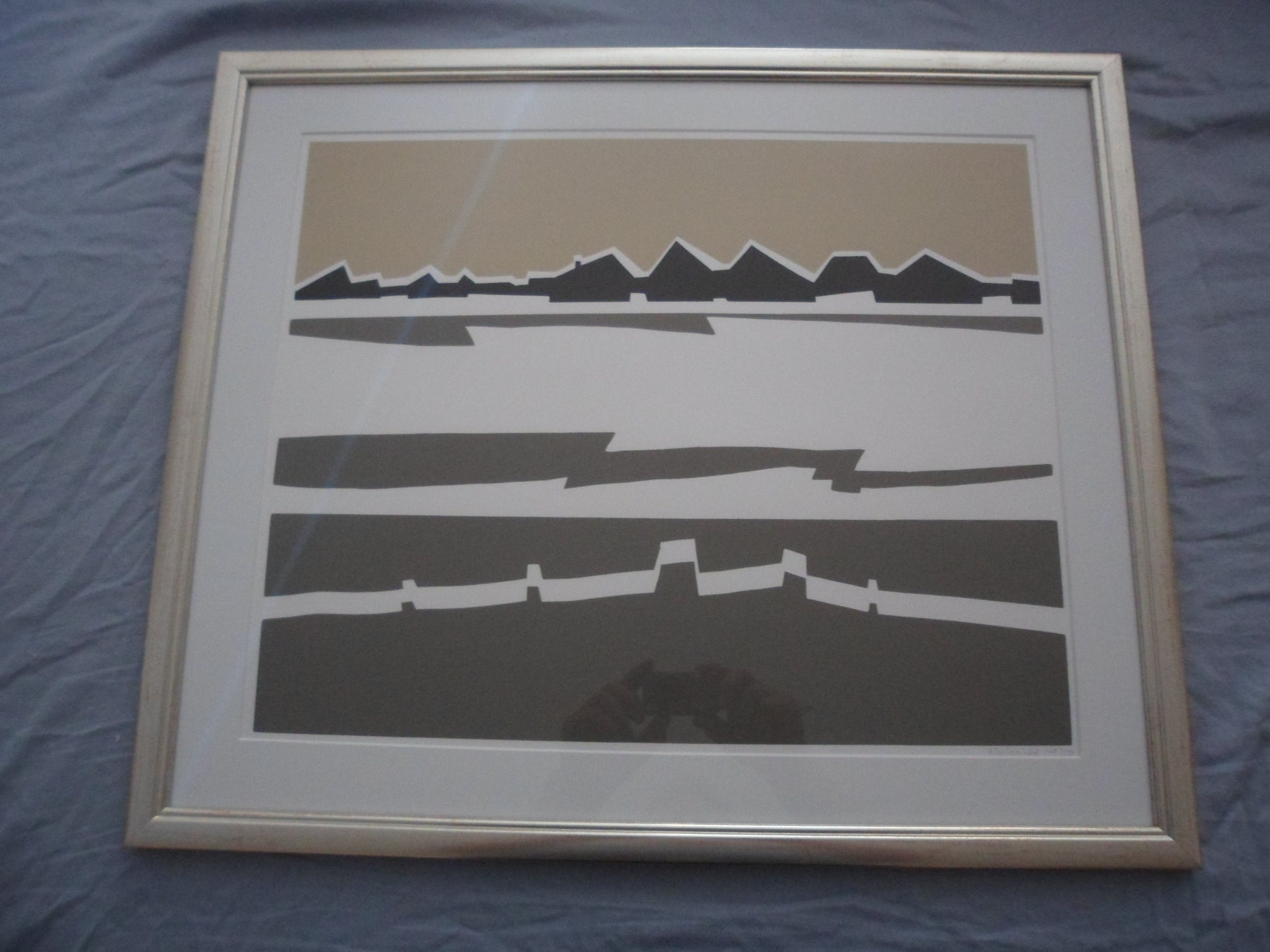 Bob Immink - Zeefdruk, Titel Varkensland bij watergang kopen? Bied vanaf 40!