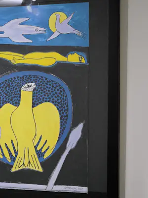 Corneille - Vrouw met duif - E.A 3/10 - 2001 - Handgesigneerd kopen? Bied vanaf 400!