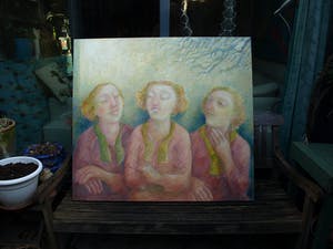 An Beerman - Olieverf op linnen , Zonnen – 100 x 115 cm - 2007 kopen? Bied vanaf 1!