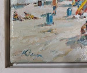 Niet of onleesbaar gesigneerd - Strandgezicht kopen? Bied vanaf 1!