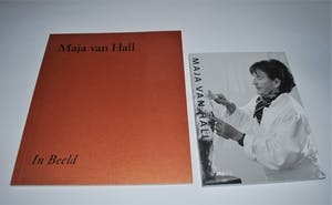 Maja van Hall - abstract werk uit 1989 & drie boekwerken kopen? Bied vanaf 175!