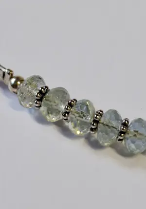 Nieuwe Armband van natuurlijke lichtblauwe facetgeslepen Aquamarijn kopen? Bied vanaf 60!