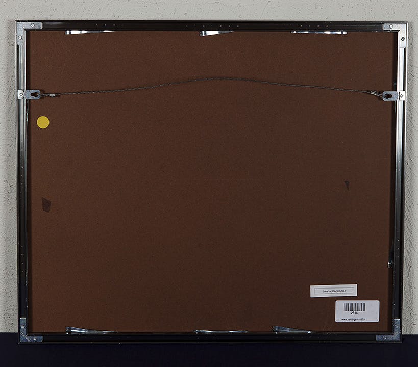 Jan Montyn - Zeefdruk - Interior Cambodja kopen? Bied vanaf 30!