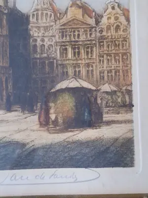 René Van de Sande - Brussel Stadhuis. XV eeuw kopen? Bied vanaf 75!