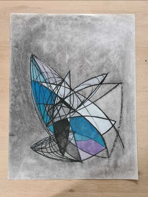 Niet of onleesbaar gesigneerd - Abstracte figuren kopen? Bied vanaf 1!