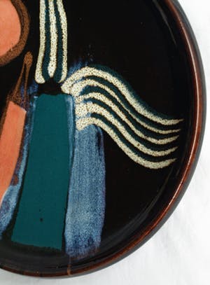 Brian Gartside - Aardewerk – bord – doorsnede 31,5 cm kopen? Bied vanaf 35!