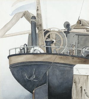 Jenny Buikhuizen - Aquarel, Afgemeerd - Ingelijst kopen? Bied vanaf 1!