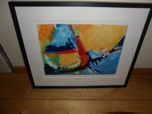Niet of onleesbaar gesigneerd - Zeefdruk, Abstract werk. kopen? Bied vanaf 1!