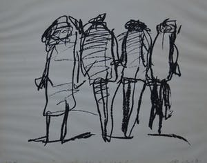 Leo de Jong - 'People' kopen? Bied vanaf 25!