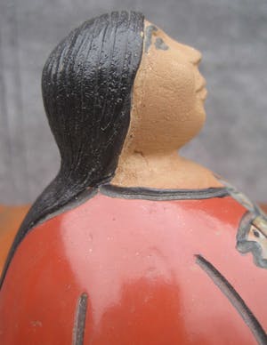 Niet of onleesbaar gesigneerd - Vis verkoopster kopen? Bied vanaf 10!