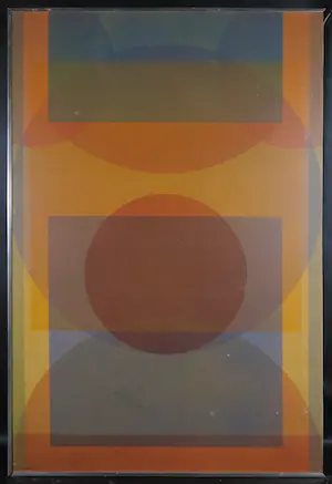 John Piket - Acryl op paneel, Raakpunten - Ingelijst (Groot) kopen? Bied vanaf 1!