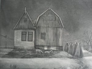 Theo Ros - Gravure. Titel. "Wieringer Klaagvrouwen". uit 1974 kopen? Bied vanaf 20!