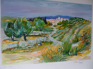Ray Poirier - PROVENCE / KLEURLITHO / 76x56cm / kopen? Bied vanaf 35!