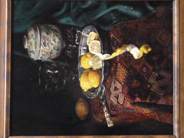 Willem Roelofs (jr.) - Stilleven met citroenen  kopen? Bied vanaf 600!