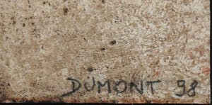 Benoit Dumont - Gemengde techniek op papier (op board), Zonder titel - Ingelijst (Zeer groot) kopen? Bied vanaf 50!