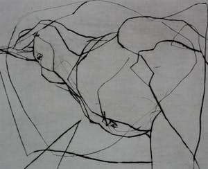 Hans Abbing - Ets: Naakt - 1986 kopen? Bied vanaf 45!