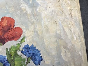 Niet of onleesbaar gesigneerd - Bloemen in vaas kopen? Bied vanaf 1!
