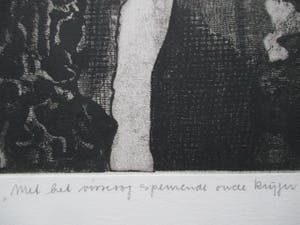 Hans Blanken - Ets "Met het visseoog speurende krijger" kopen? Bied vanaf 35!