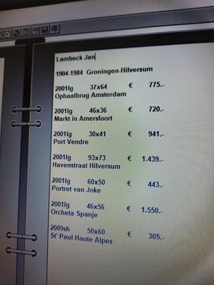 Jan Harmannus Lambeck - Dorpsgezicht in Toscana kopen? Bied vanaf 175!