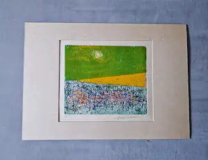 Koos van der Sluys - Intrigerende ets & aquatint "oude woestijnstad" - zeer kleine oplage (10) kopen? Bied vanaf 34!
