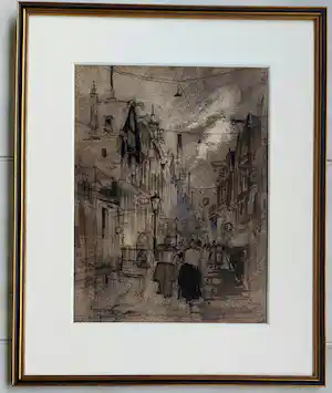 Jan Rijlaarsdam - Amsterdam straatscene vendu pour 390€ !