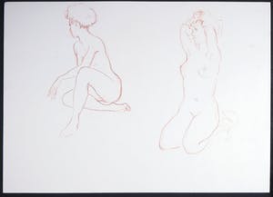 Jan Sluijters (jr.) - Potloodtekening, Poserend naakt kopen? Bied vanaf 1!