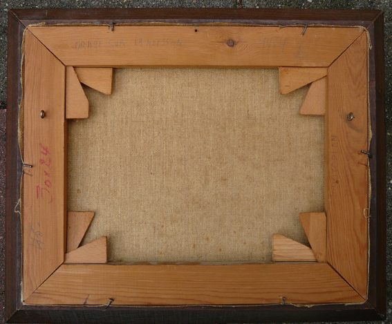 Niet of onleesbaar gesigneerd - Orage sur la moisson -olieverf 1954- kopen? Bied vanaf 1!