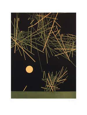 Pol Bury - Houtsnede - Handgesigneerd verkocht voor € 245!